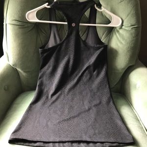 Lulu lemon cool racer back snake print black